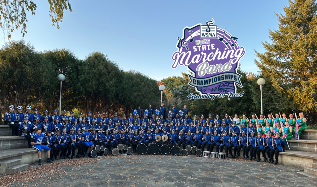 Marching Band competing at State
