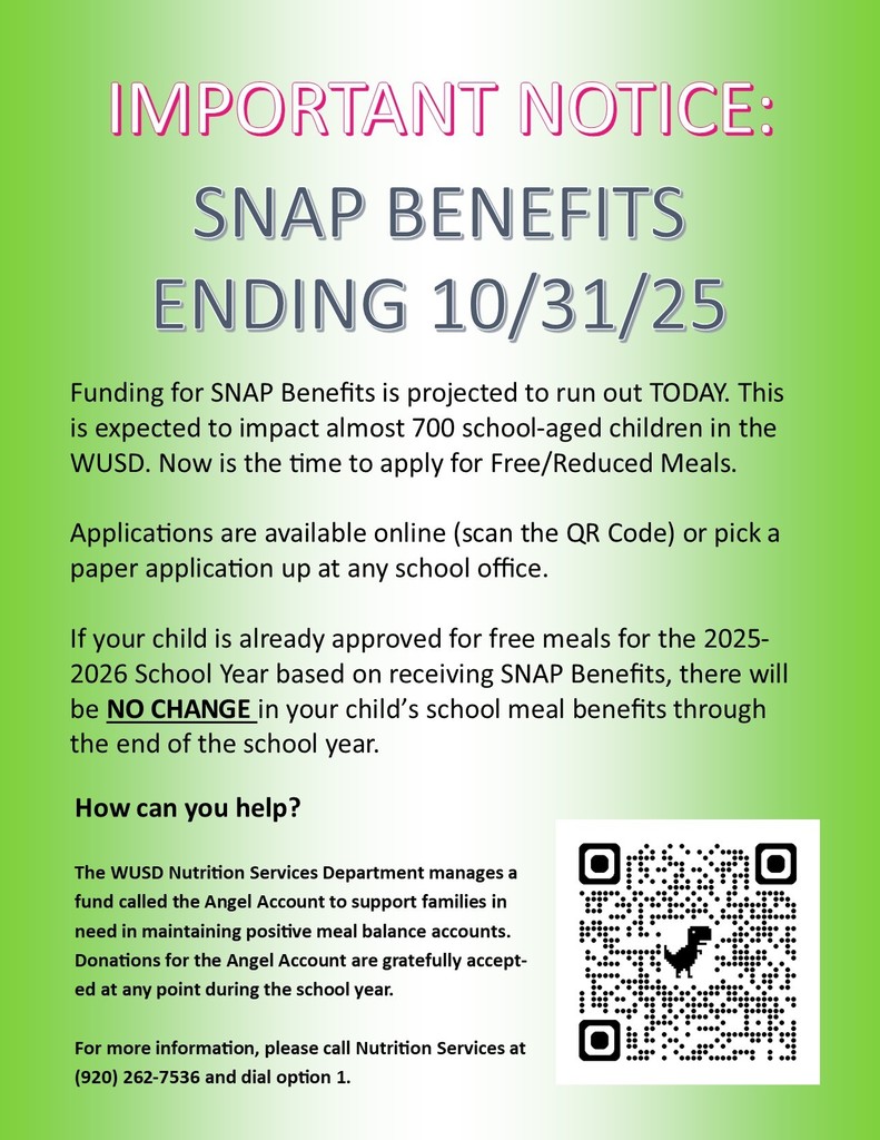Pause in SNAP funding flyer English