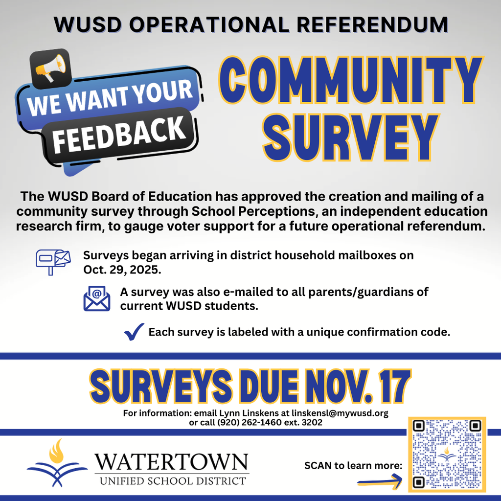 Community survey reminder