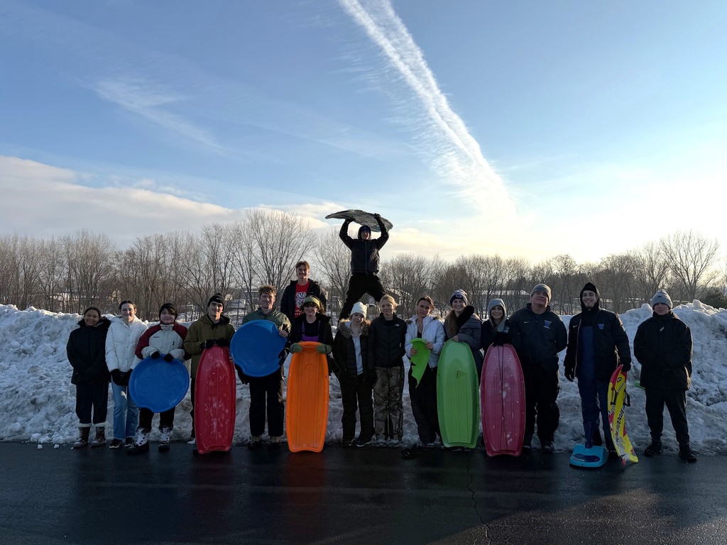 Sledding with heart rate monitors