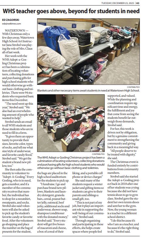 Gosling Next Holiday Giving