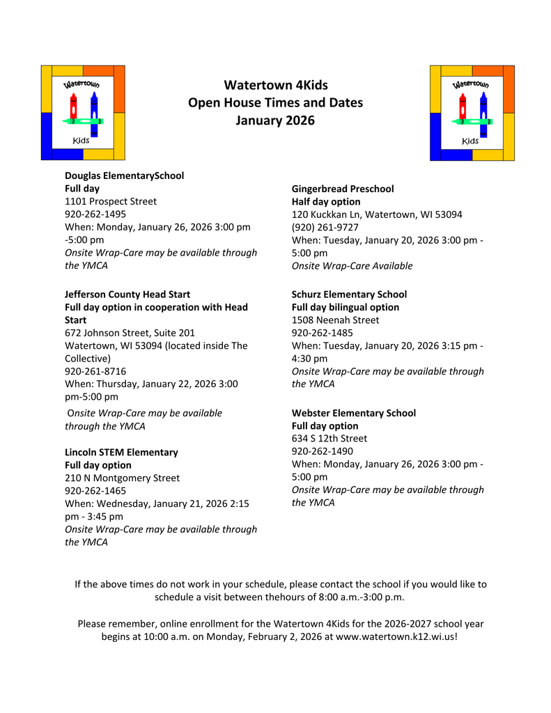 4K Open House Flyer English