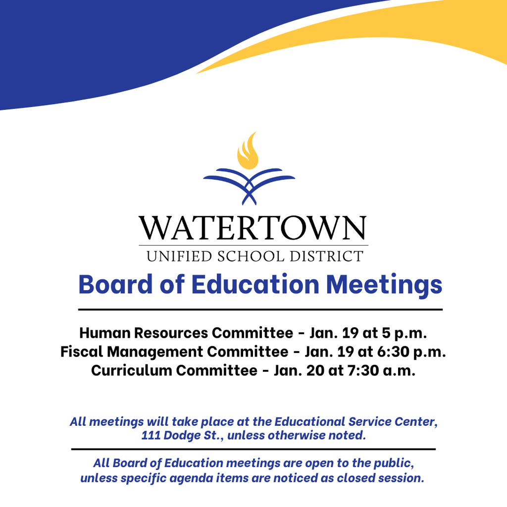 Board of Education Committee Meetings