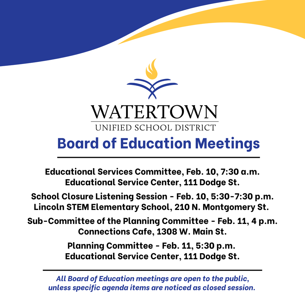 Board of Education Meeting Notice