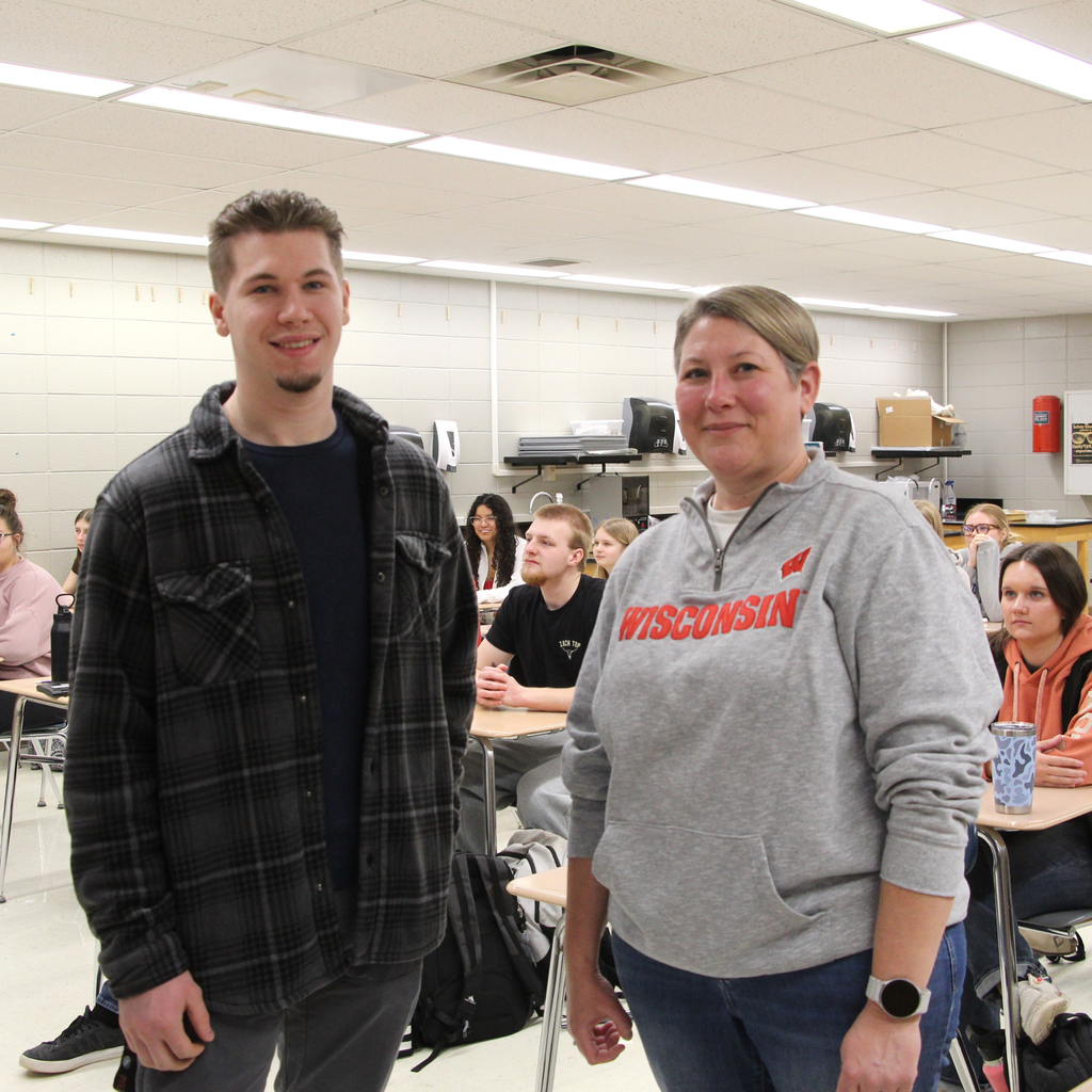 Brandon Rocole alumni visit 