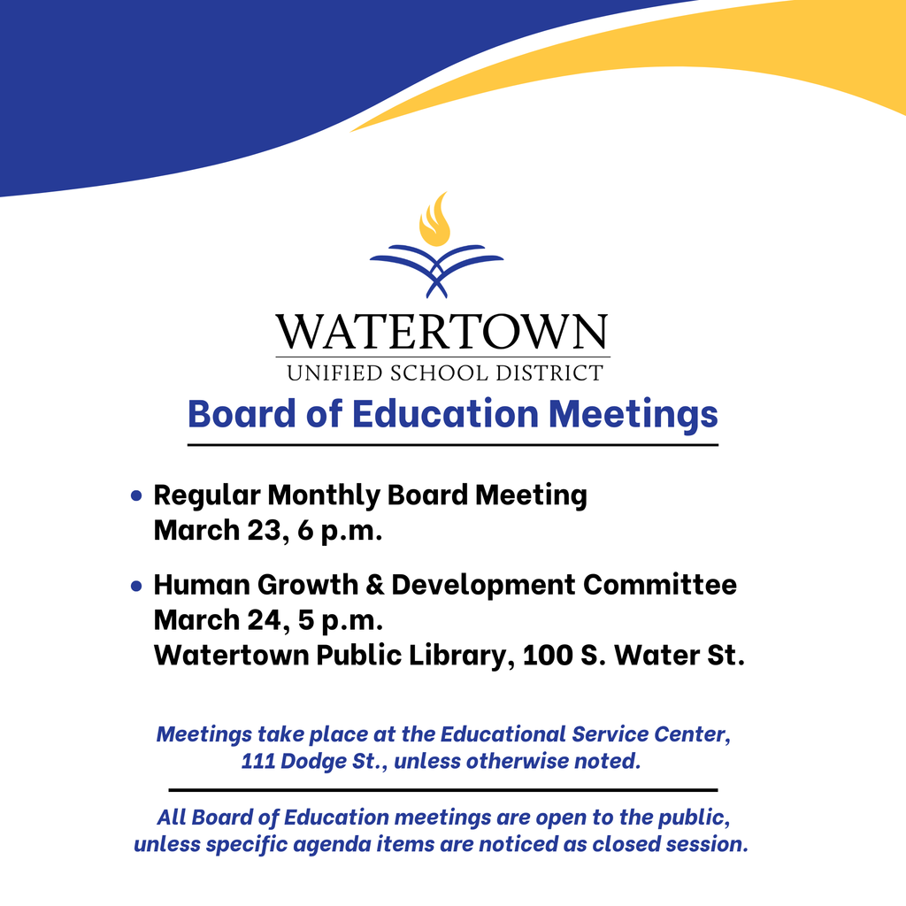 Board of Education Meeting Notice
