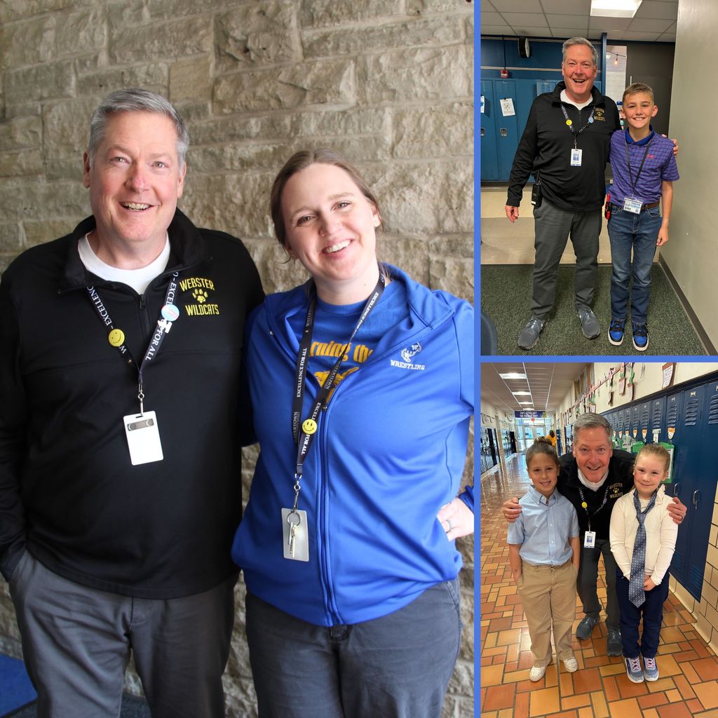 Webster students and staff celebrate National Principals' Day by dressing like Mr. Clark