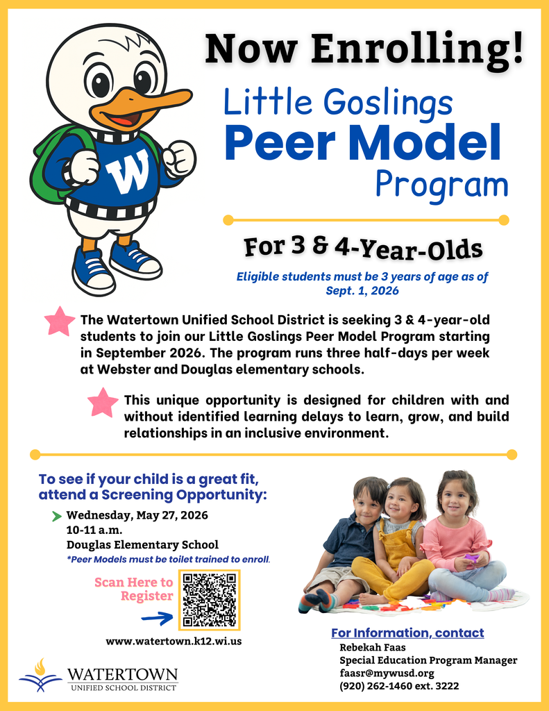 Peer Model Program Registration Flyer
