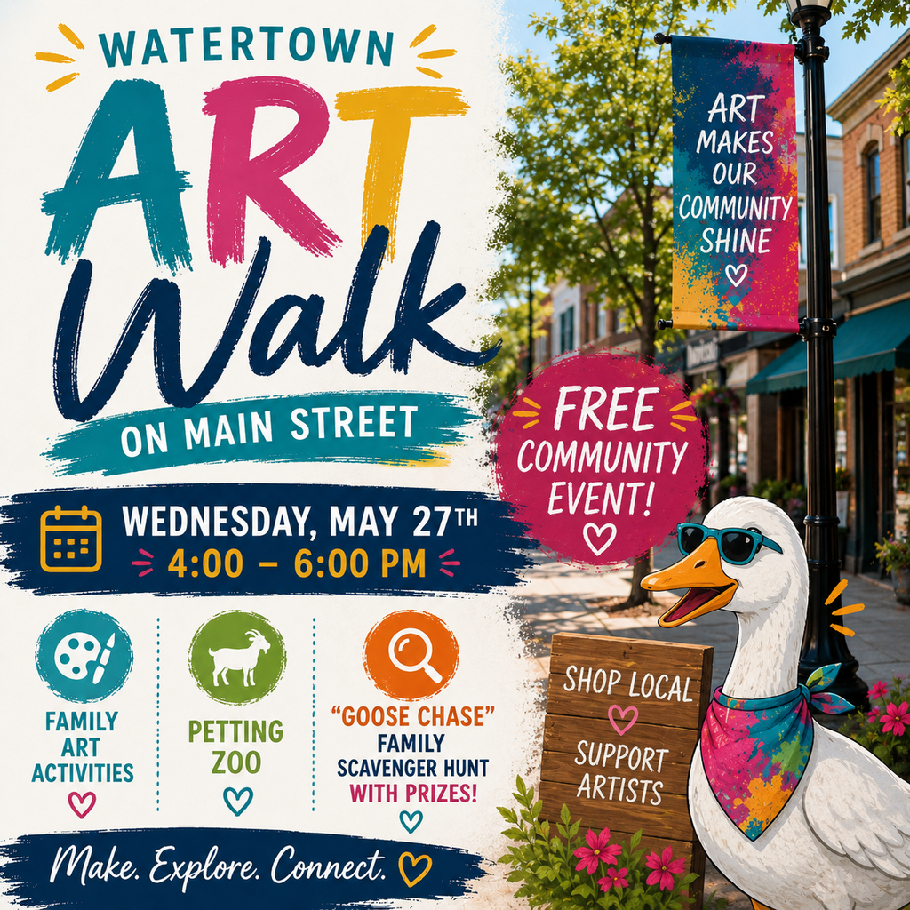 Watertown Art Walk Flyer