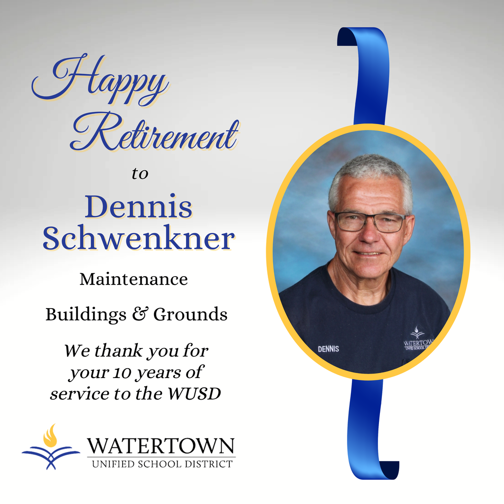 Retirement recognition for Dennis Schwenkner