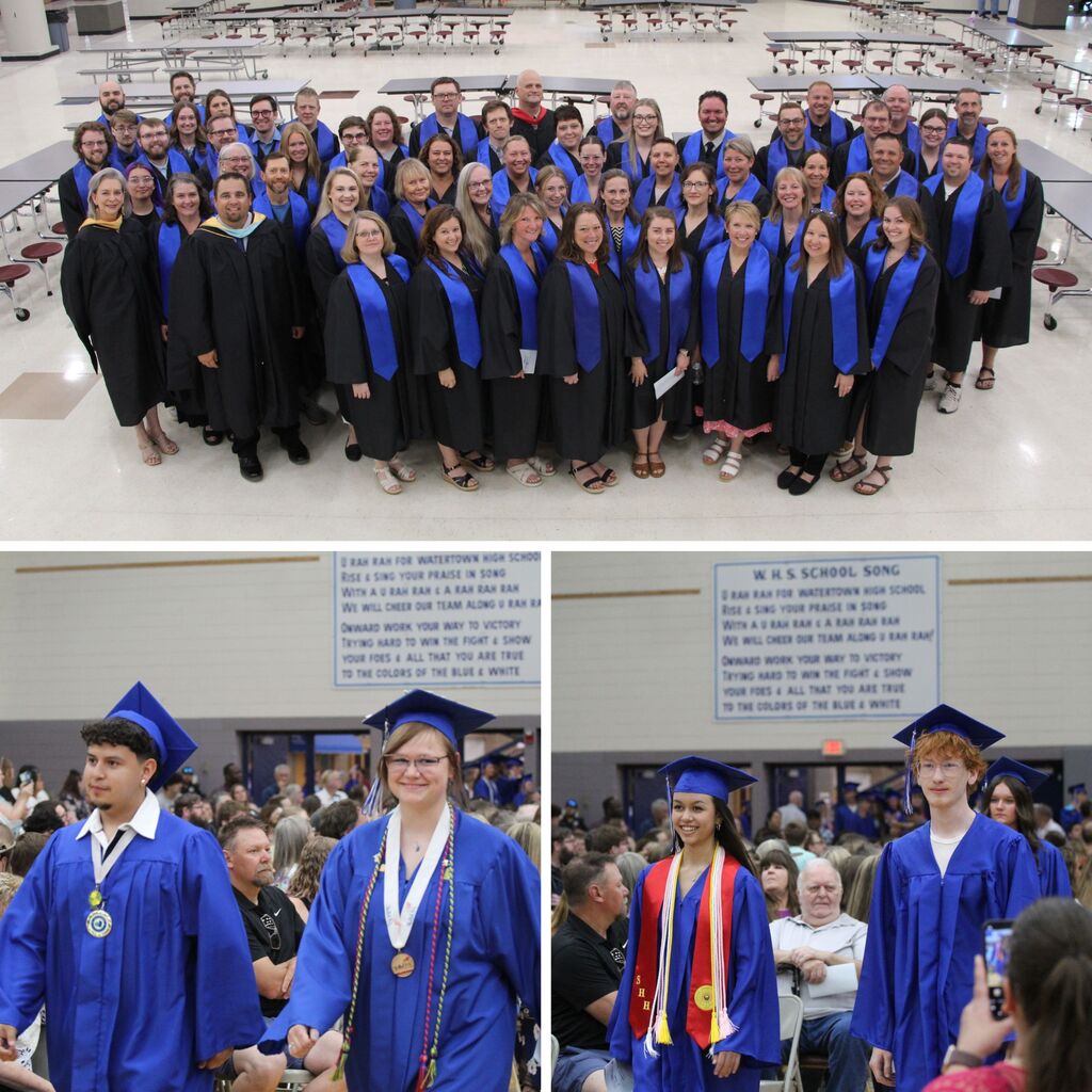 Photos from Watertown High School Graduation taken Saturday, June 6
