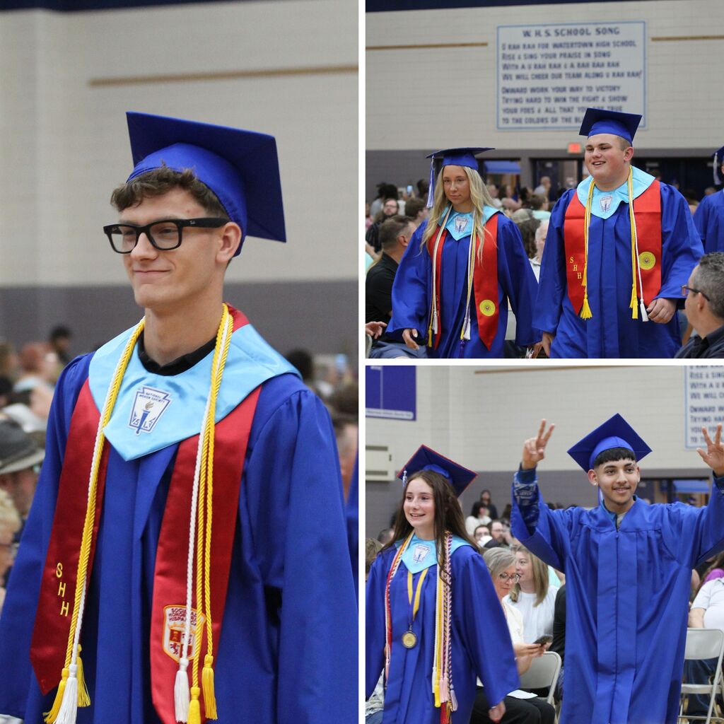 Photos from Watertown High School Graduation taken Saturday, June 6