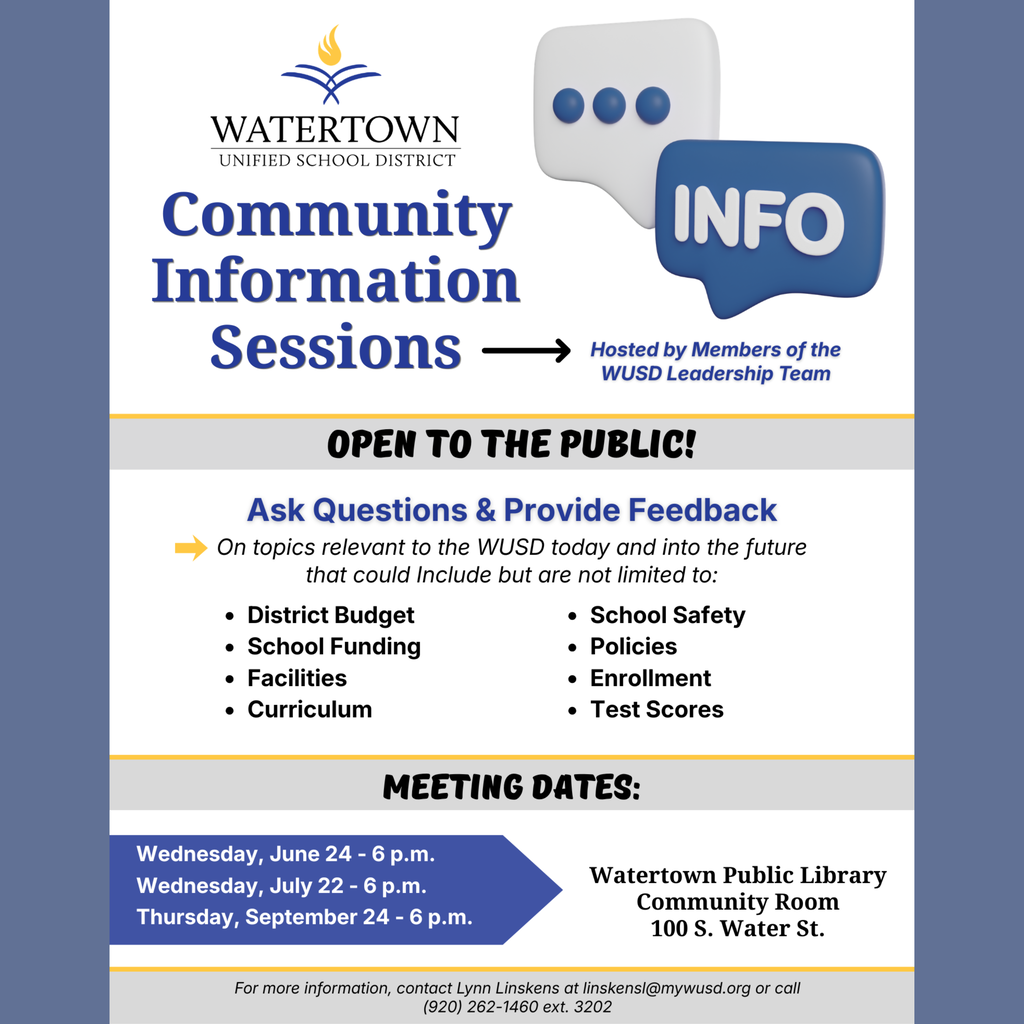 Information Session to take place June 24 at Watertown Public Library
