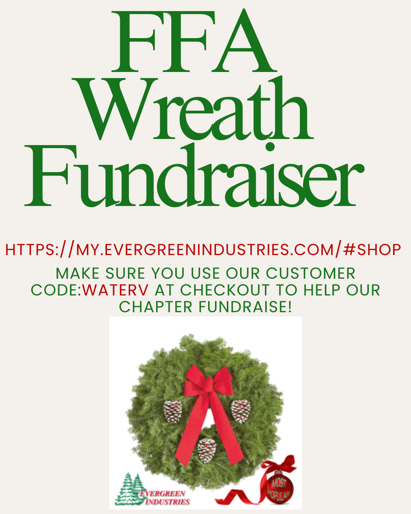 FFA WREATH FUNDRAISER FLYER