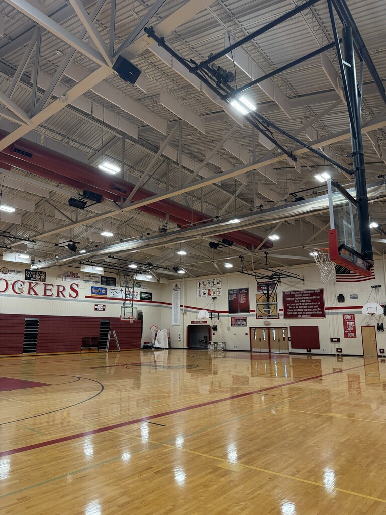 Waterville School Gym Floor