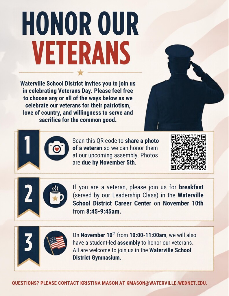 Honor Our Veterans Flyer
