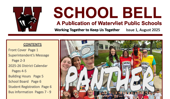 August 2025 School Bell Cover