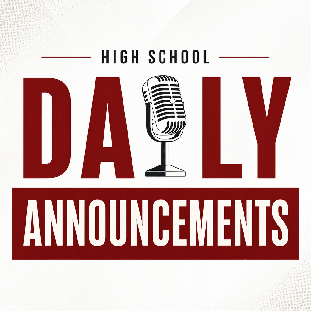 Daily Announcement Poster