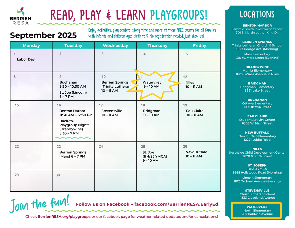 calendar with event dates