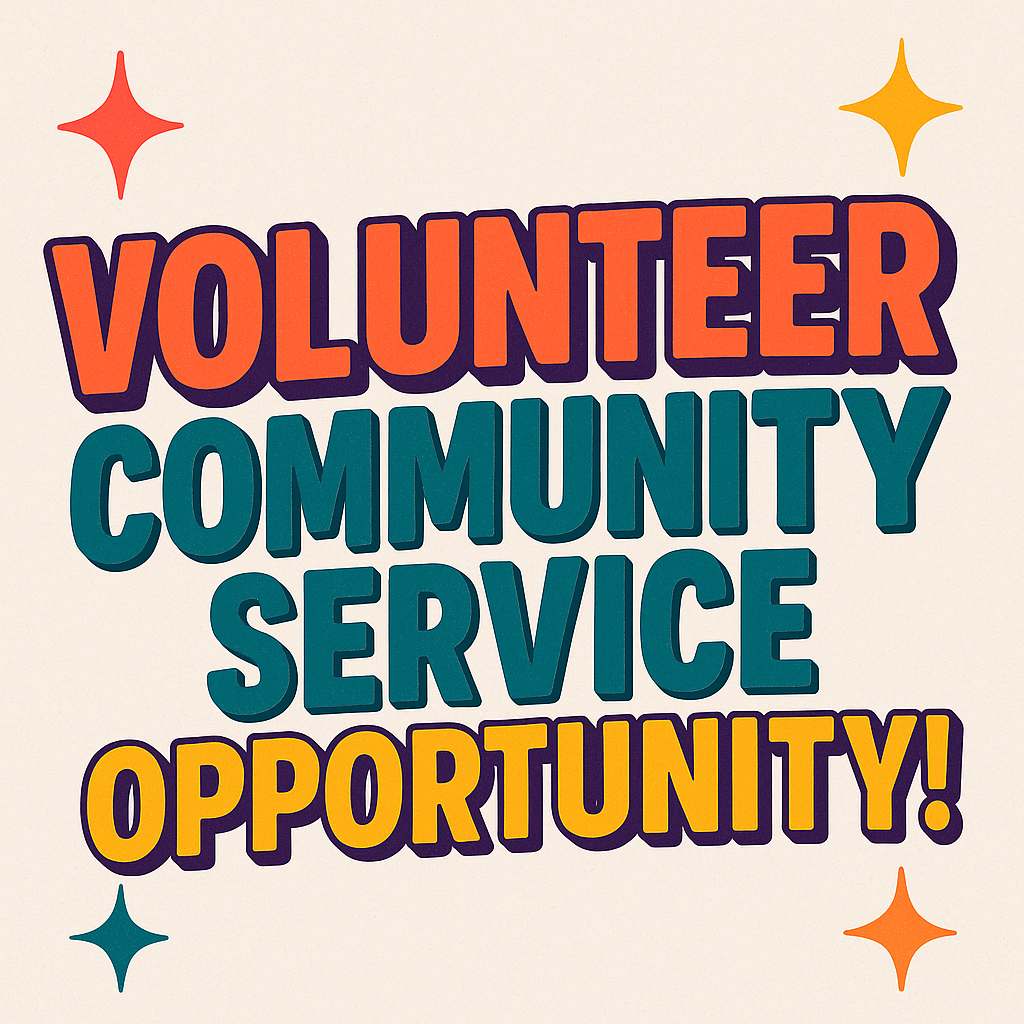 Volunteer Community Service Oppurtunity