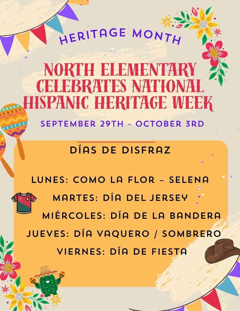 Hispanic Heritage Dress up days