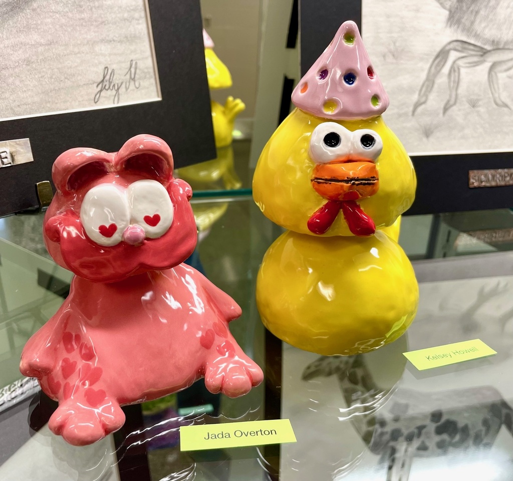 Chicken and strange animal bobblehead