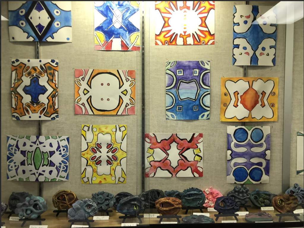 Dragon's eyes on the bottom row.