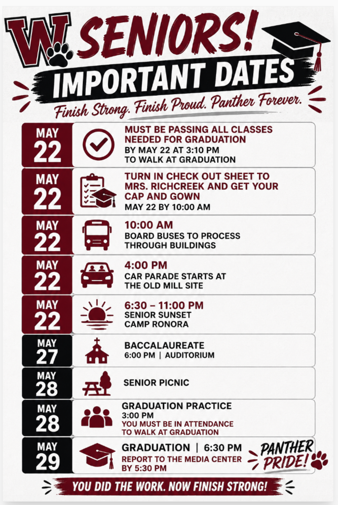 end of year important dates 