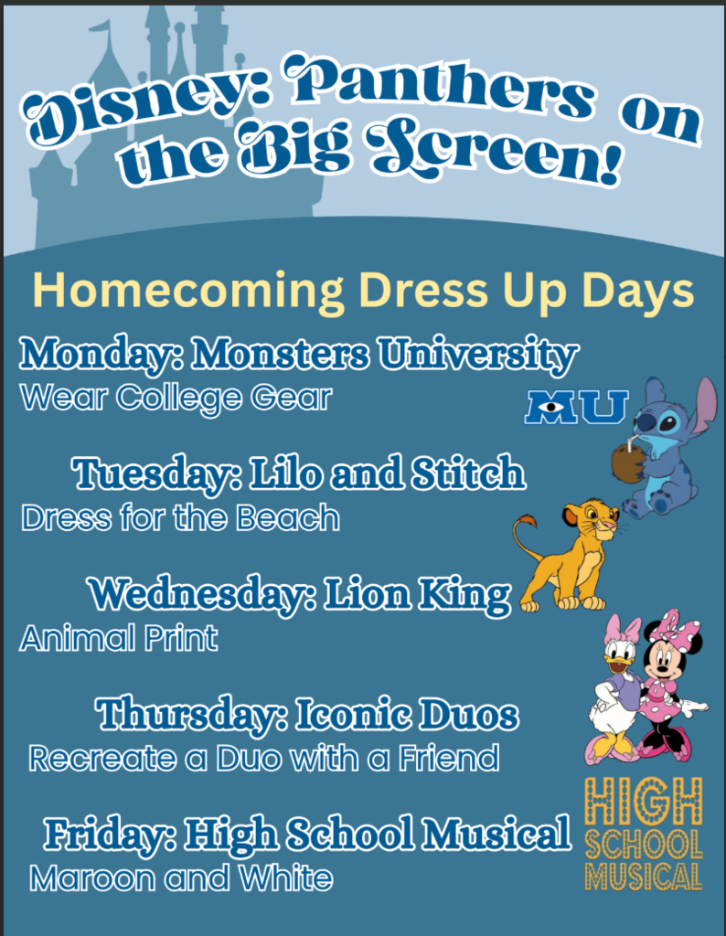homecoming dress up days