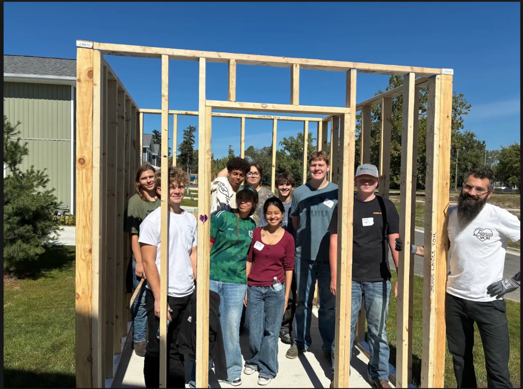 students at Habitat