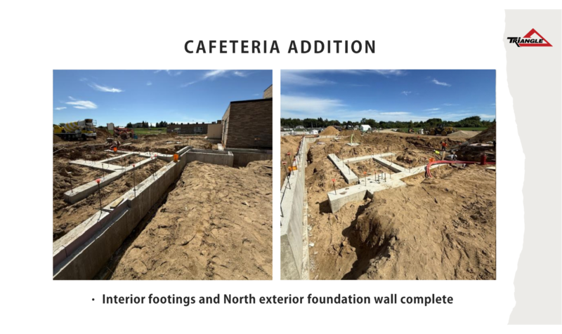 Cafeteria Addition footings