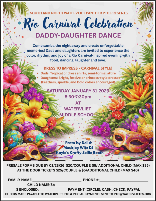 Daddy-Daughter Dance Flyer