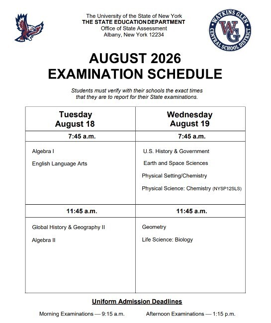 Summer Regents