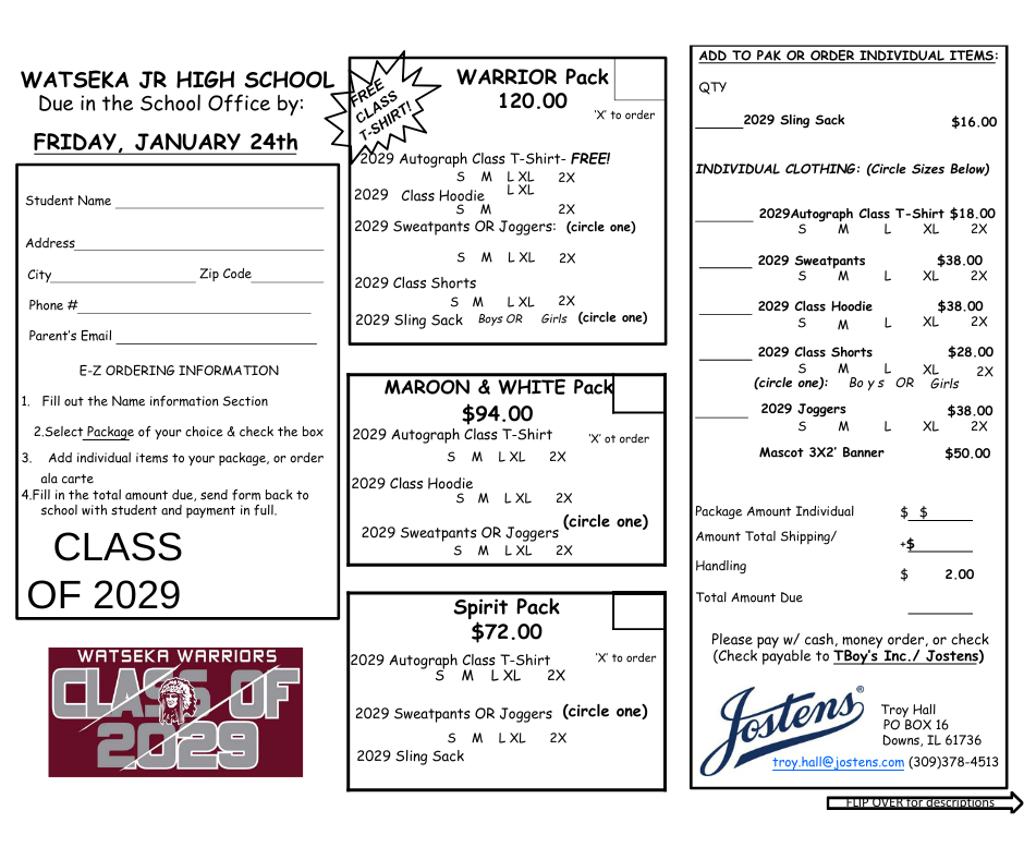 order form