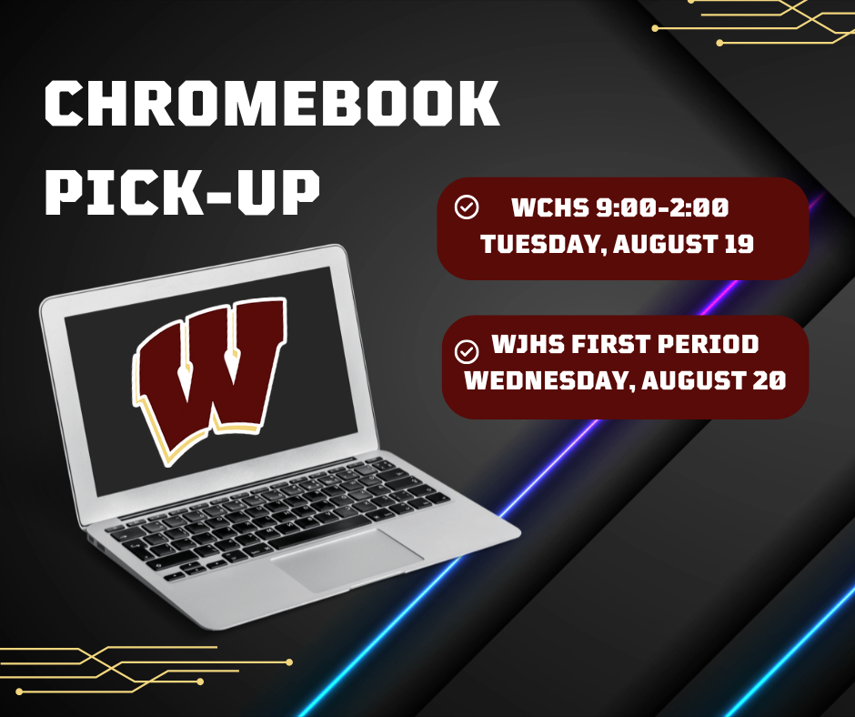Chromebook pickup information