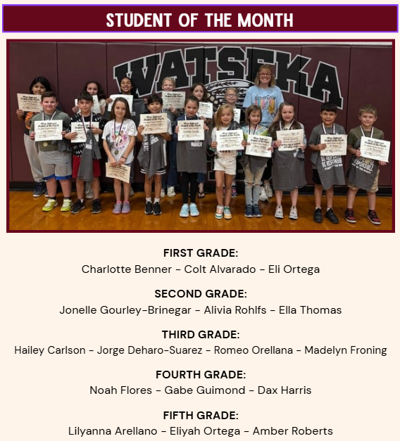 Student of the Month