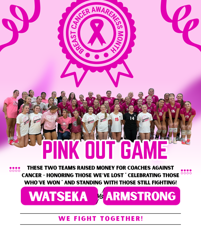 pink out night - volleyball