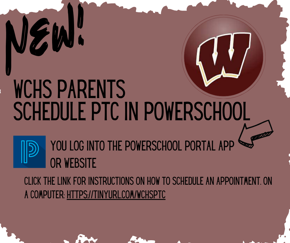 Parents will sign up for PTC in PowerSchool this year. See the link for how to schedule your appointment!