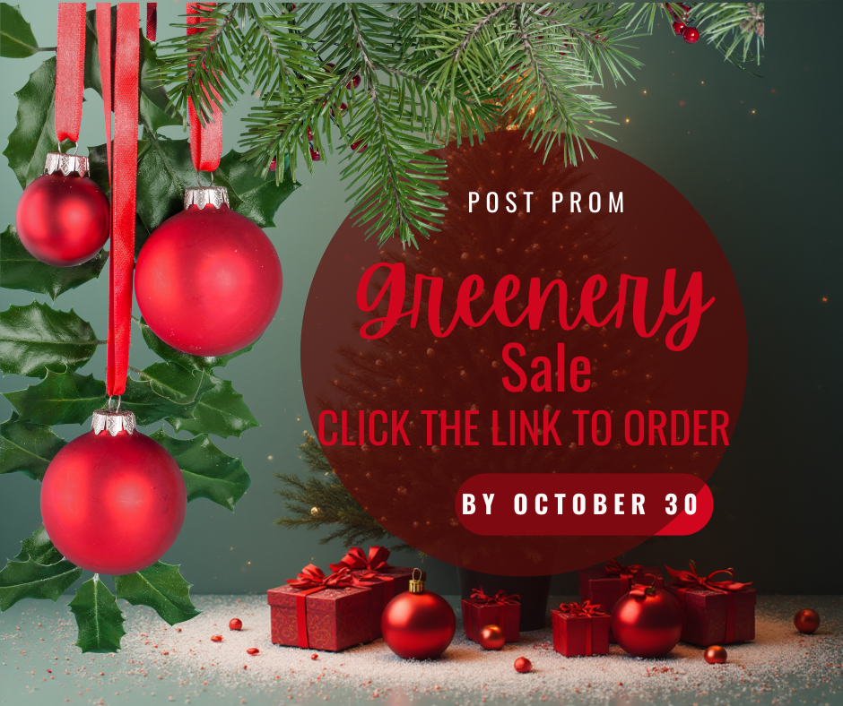 Post Prom Greenery Sale