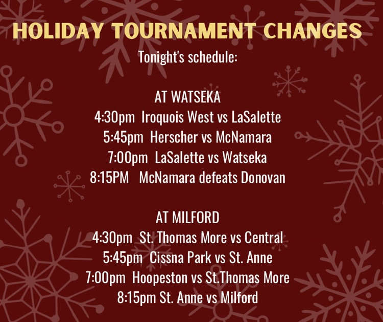 holiday tourney