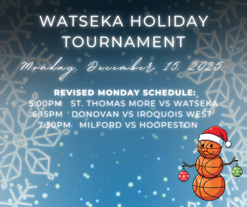 mondays new schedule for holiday tourney
