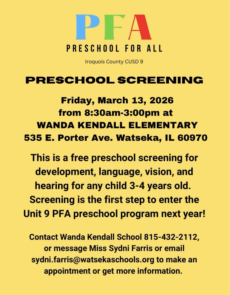 PFA Screening