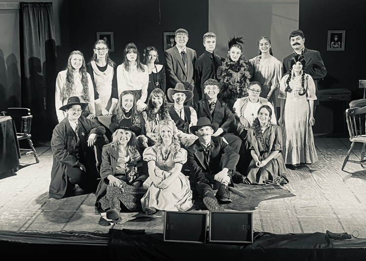 The cast of Trouble In Tumbleweed is excited to present two shows this weekend. Friday and Saturday at 7pm at the Watseka Theater. Tickets are $12. Hope to see you there!