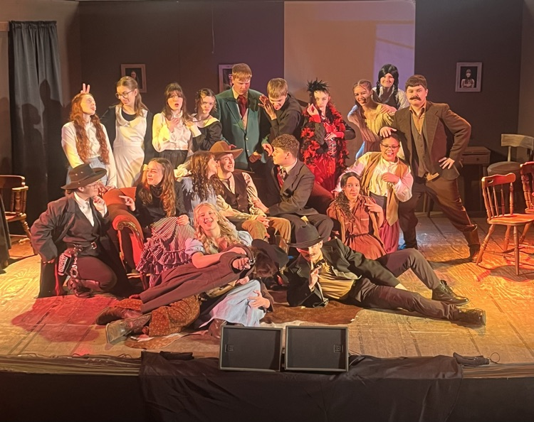 The cast of Trouble In Tumbleweed is excited to present two shows this weekend. Friday and Saturday at 7pm at the Watseka Theater. Tickets are $12. Hope to see you there!