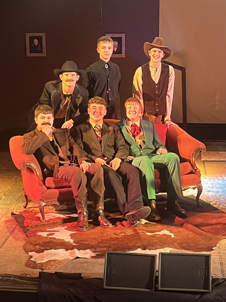 The cast of Trouble In Tumbleweed is excited to present two shows this weekend. Friday and Saturday at 7pm at the Watseka Theater. Tickets are $12. Hope to see you there!