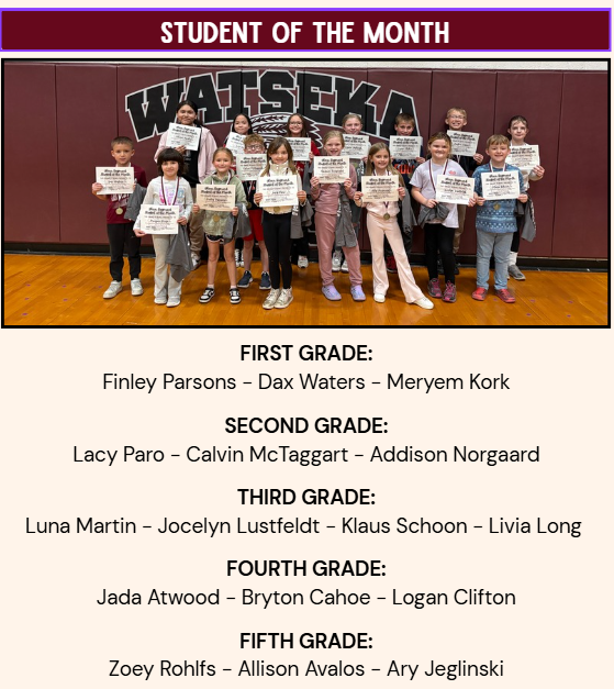 Student of the Month