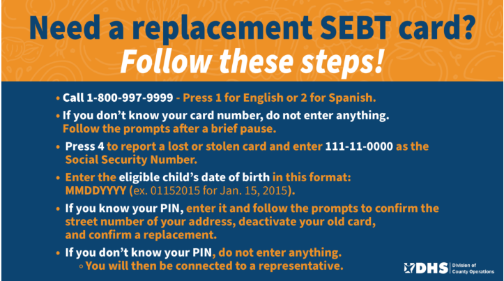 replacement card