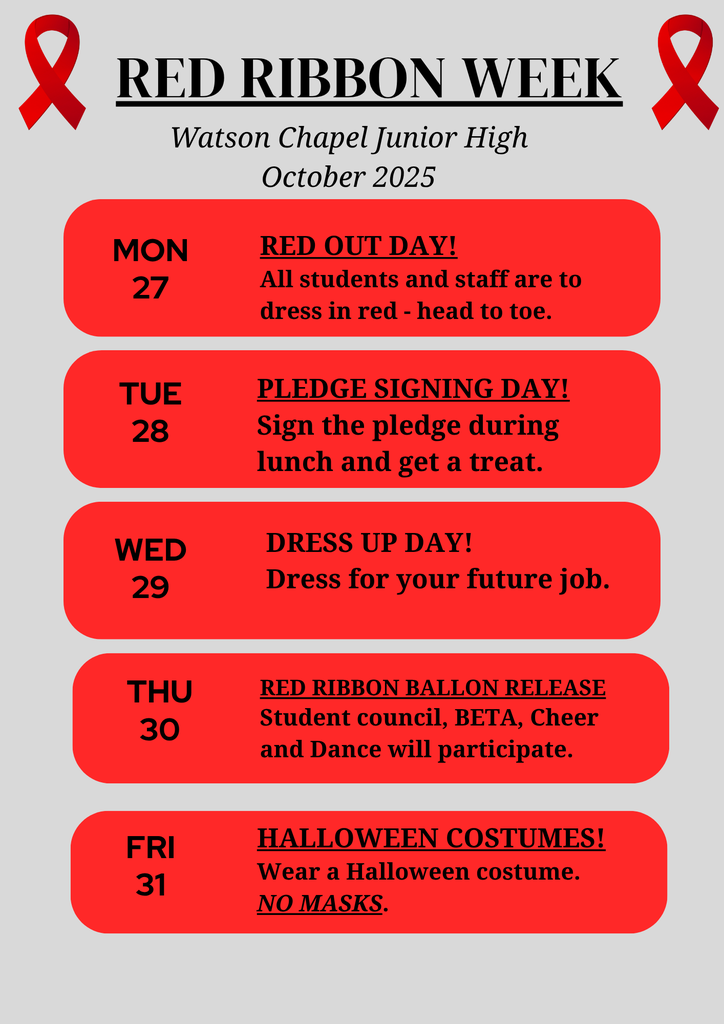Red Ribbon Week Flyer