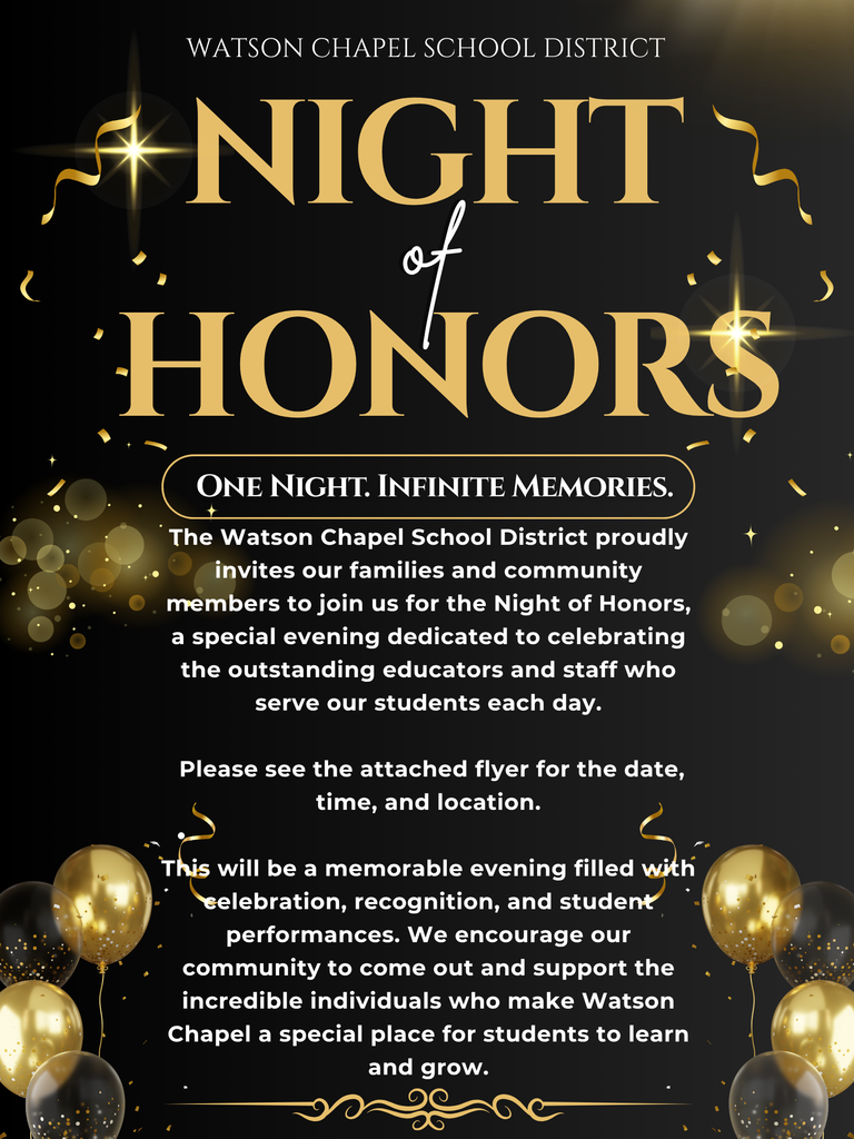 Night of Honors Flyer