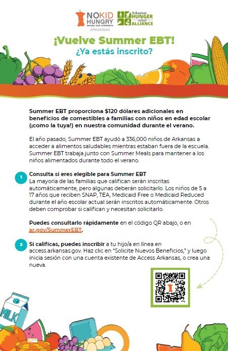 Summer EBT Spanish
